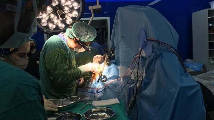 Türkiyede ilk canlı beyin pili ameliyatı kursu; doktorlar ameliyat etti, kursiyerler izledi