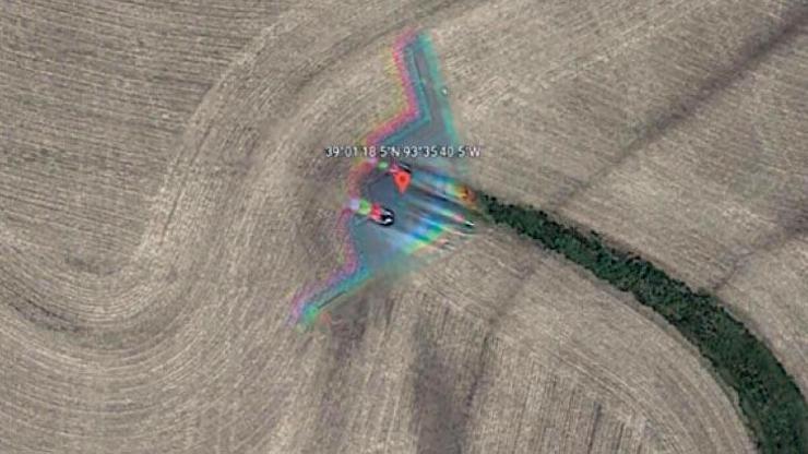‘Hayalet’ Google Earth’e yakalandı