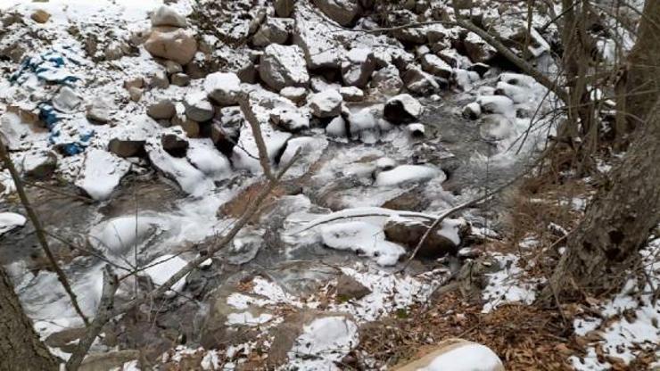 Çoruh Nehri kısmen buz tuttu