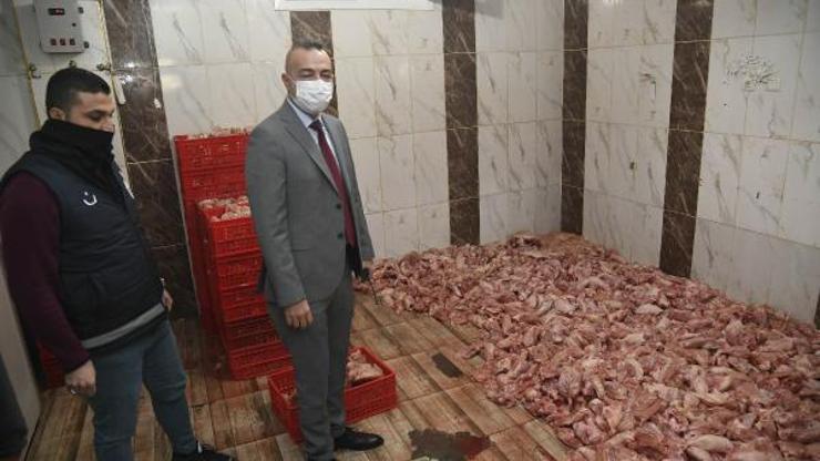 Yılbaşı için piyasaya sürülmek istenen 2 ton sağlıksız tavuk eti ele geçirildi
