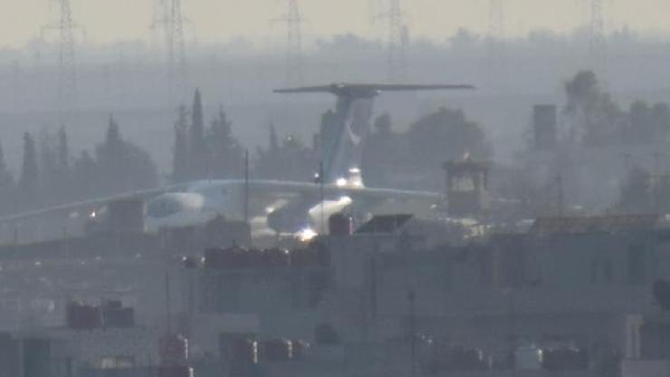 Kamışlıdaki havaalanına Esad rejimine ait kargo uçağı indi