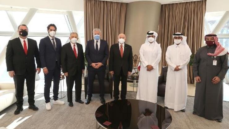 Nihat Özdemirden Katar Futbol Federasyonuna ziyaret