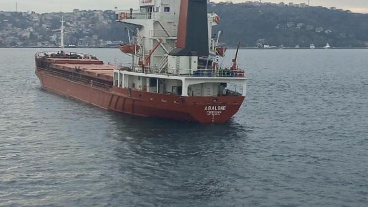 İstanbul Boğazında gemi arızası