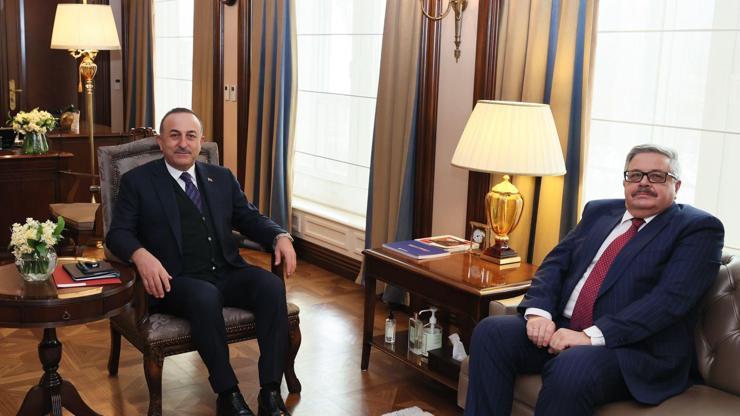 Bakan Çavuşoğlu, Rusyanın Ankara Büyükelçisi Yerhov ile görüştü