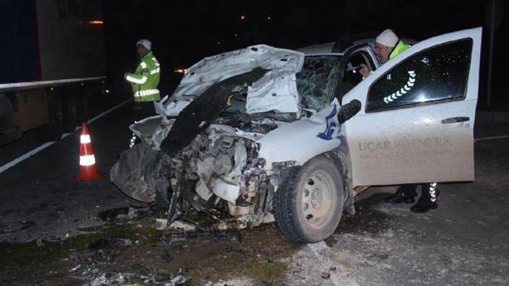 Çeltikçide trafik kazası: 1 yaralı