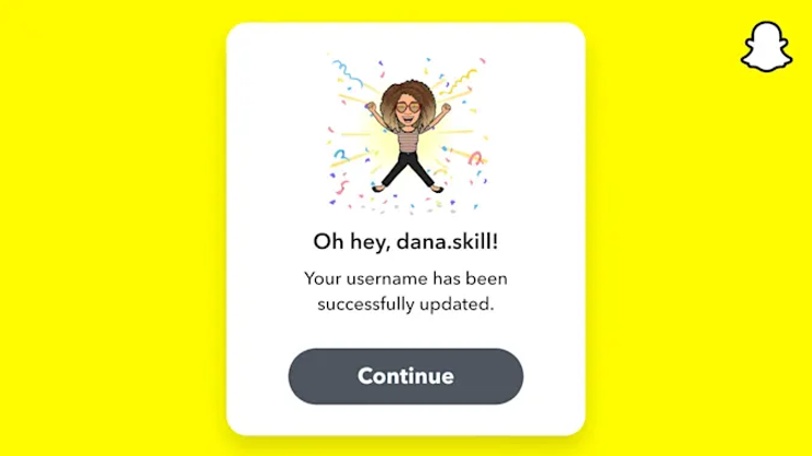 Snapchat kullanıcı adlarını değiştirmenin bir yolunu sunacak