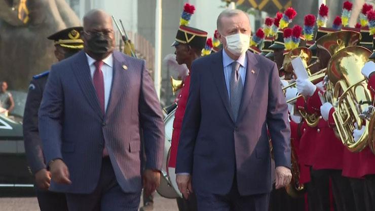 Son dakika... Cumhurbaşkanı Erdoğan, Kongoda