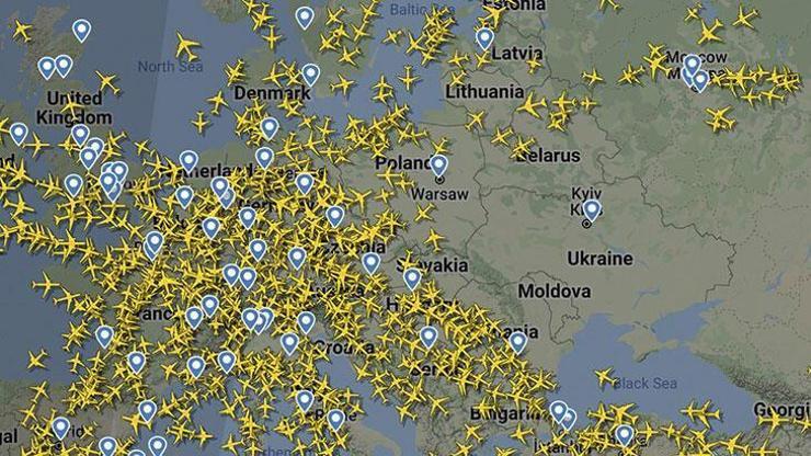 Ukrayna semalarında tek bir uçak yok