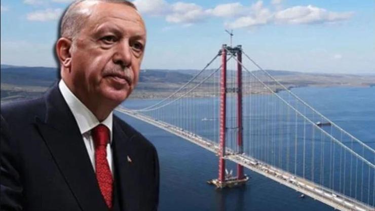 Cumhurbaşkanı Erdoğandan 1915 Çanakkale Köprüsü paylaşımı