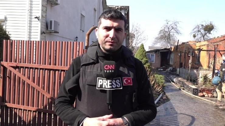 CNN TÜRK füze parçalarının düştüğü bölgede