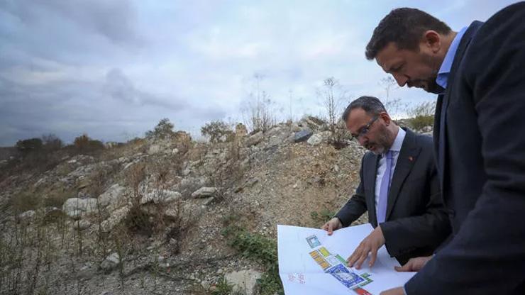 Bakan Kasapoğlu’ndan Basketbol Gelişim Merkezi inşaatına inceleme
