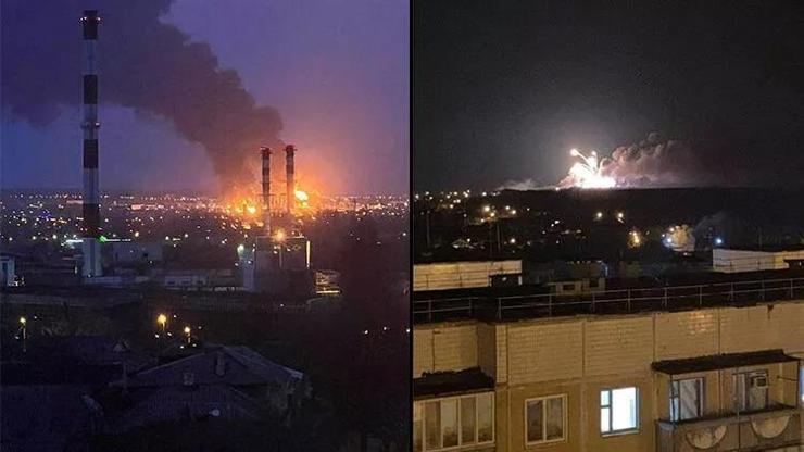 Ukrayna helikopterleri, Rusya’da petrol tesisini vurdu Kremlinden ilk açıklama geldi