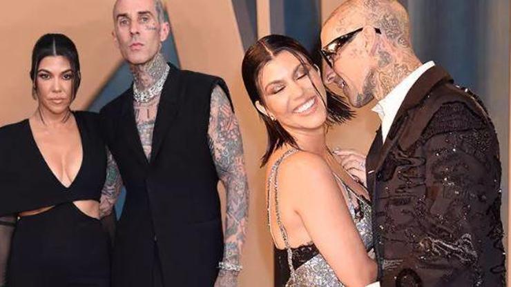 Kourtney Kardashian ile Travis Barker evlendi