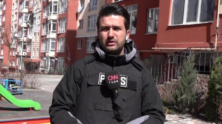 İrpinde enkaz temizlik çalışmasını CNN TÜRK görüntüledi