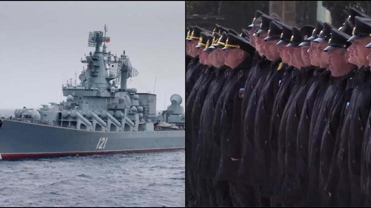 Karadenizde batan Moskva gemisi: Mürettebat görüntüleri ilk kez yayınlandı