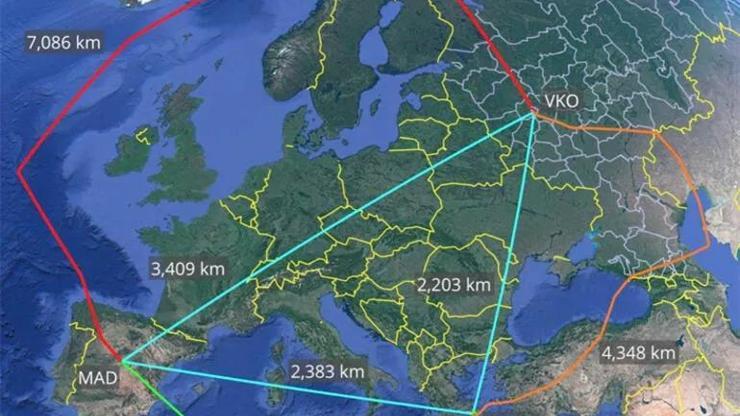Rus uçağının sıra dışı rotası: Tam 15 bin kilometre