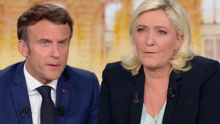 Macron ile Le Pen kozlarını paylaştı