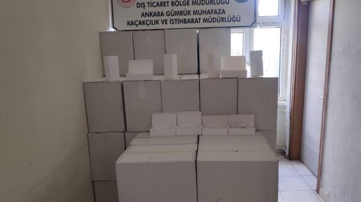 Ankarada kaçak sigara üreticilerine operasyon