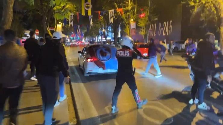 Kadıköy Bağdat Caddesi’nde kutlama kavgası