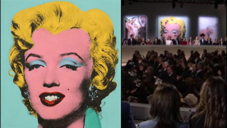 Andy Warholun ünlü Marilyn Monroe portresi, rekor fiyata alıcı buldu