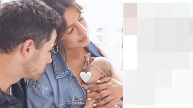 Nick Jonas ve Priyanka Chopra bebeklerinin fotoğrafını ilk kez paylaştı