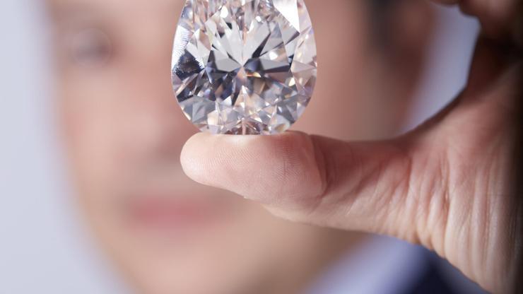 The Rock: Şimdiye kadar satılan en büyük beyaz elmas 19 milyon dolara alıcı buldu