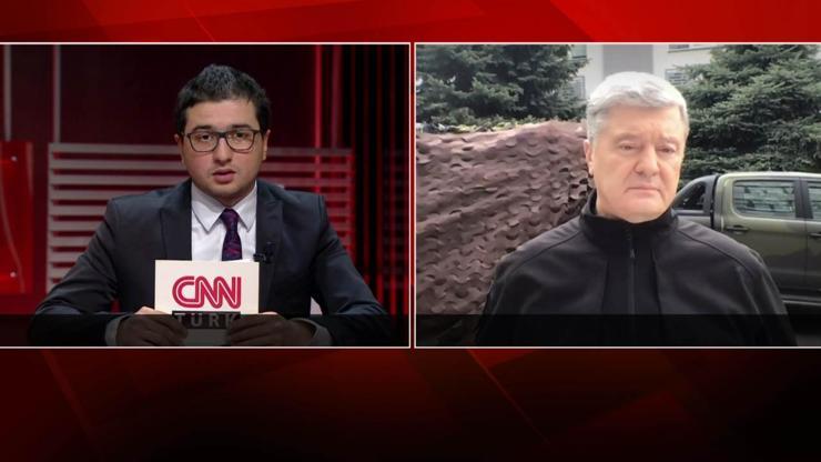 Eski Ukrayna Cumhurbaşkanı Petro Poroşenko CNN TÜRKe konuştu