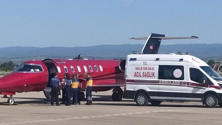 Fransada boğulma tehlikesi geçirdi... Ambulans uçakla Türkiyeye getirildi