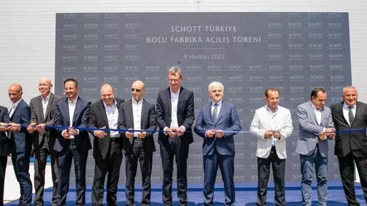 Bolu Valisi Kılıç, Alman Cam üreticisi SCHOTT’un fabrikasını açtı
