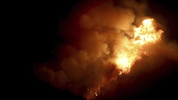 ABDde orman yangını: Yüzlerce ev tahliye edildi
