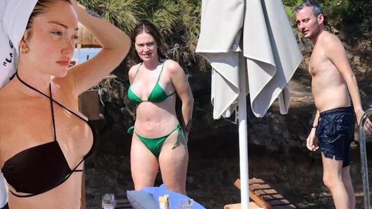 Sevgilisi Yusuf Enginle tatil yapan Danla Bilicten bikinili poz