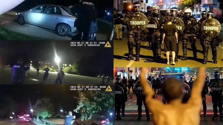 ABDyi ayağa kaldıran görüntüler Siyahi adam polis tarafından 60 kez vuruldu