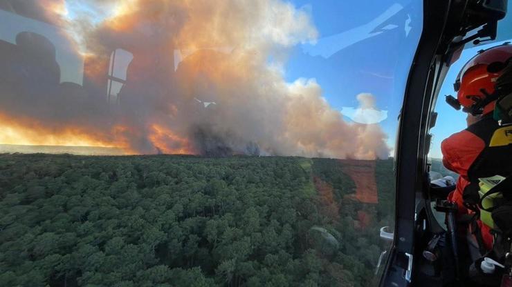 Fransa’da orman yangını: Bin 500 hektarlık alan kül oldu