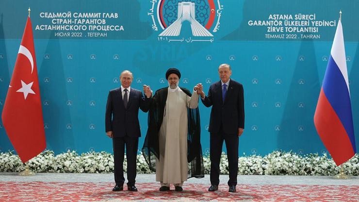 Tahran'daki üçlü zirve sonrası ortak bildiri yayımlandı