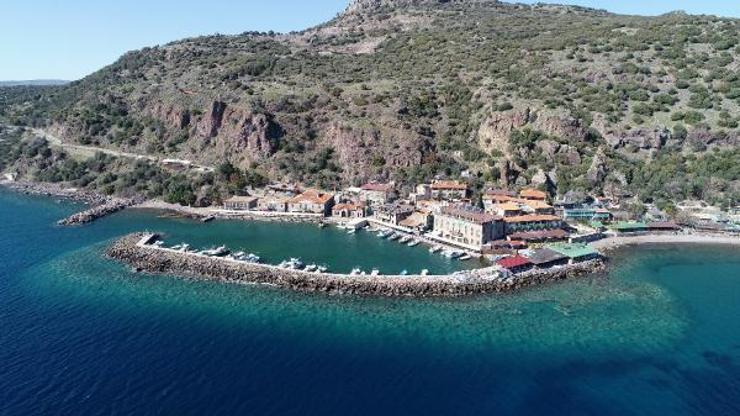 Kaya ıslahı tamamlandı, Assos Antik Limanındaki tesisler açıldı