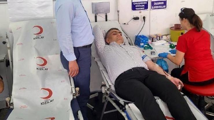Ergani’de kan bağışı kampanyası