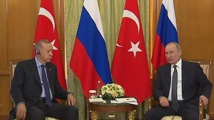 Soçide kritik zirve: Erdoğan-Putin görüşmesi başladı