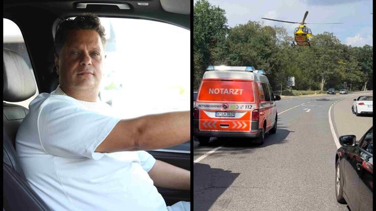 Almanyanın konuştuğu Türk: Seyir halindeki araçta bayılan sürücünün yardımına koştu