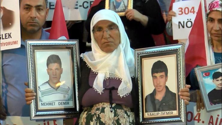 Diyarbakırda evlat nöbetindeki aile sayısı 304 oldu