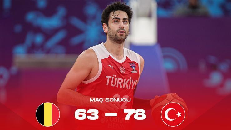 EuroBaskette Türkiye Belçikayı yendi