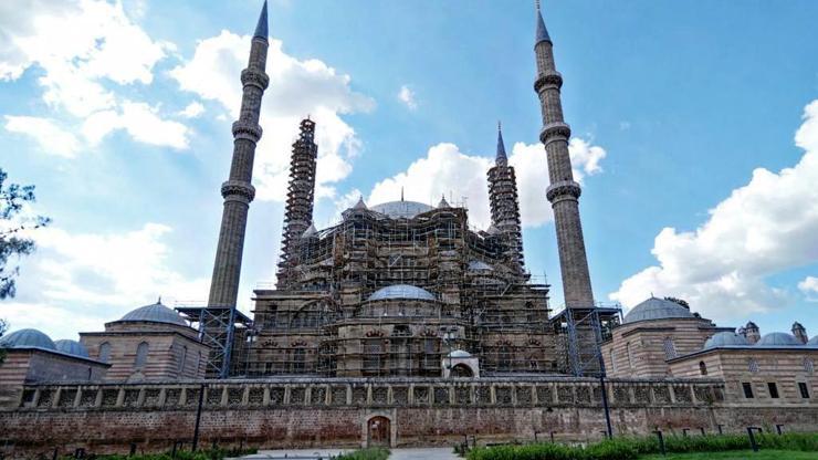 Selimiye Camisinin restorasyonu 3,5 yıl sürecek