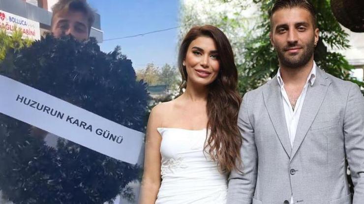 Ebru Şancıya evlilik yıldönümünde siyah çelenk şoku