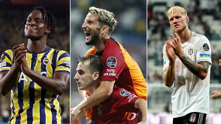 Transfermarkt Süper Ligin en değerli futbolcularını güncelledi İşte en pahalı futbolcular
