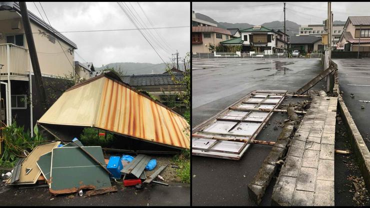 Japonyadaki Nanmadol Tayfununda 1 kişi öldü
