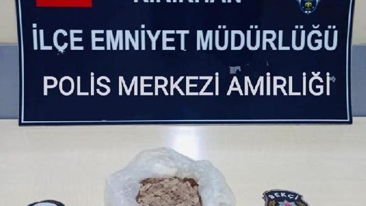 Hatayda üzerinden uyuşturucu çıkan motosiklet sürücüsü gözaltına alındı