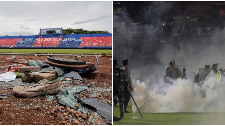 Endonezyada futbol maçında çıkan izdihamda 32 çocuk hayatını kaybetti