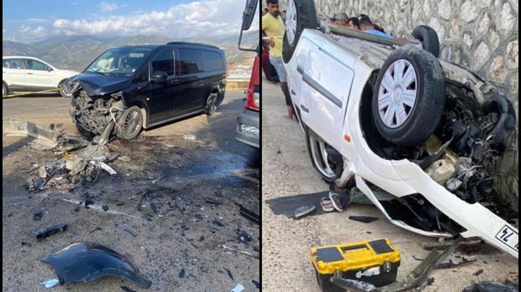 Antalyada feci kaza: Dede ile torunu hayatını kaybetti, 4 yaralı