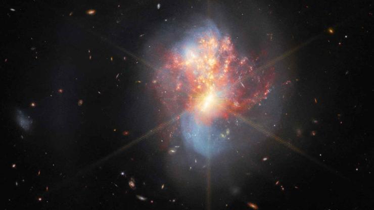 James Webb Teleskobundan nefes kesen kare: Çarpışan galaksiler görüntülendi