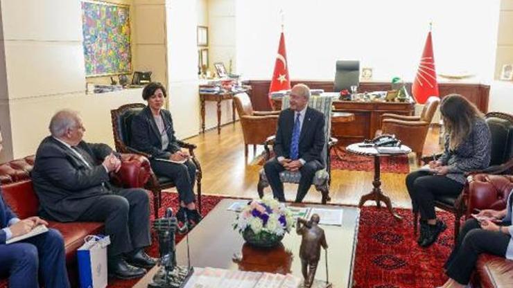 Kılıçdaroğlu, Yunanistanın Ankara Büyükelçisi ile görüştü