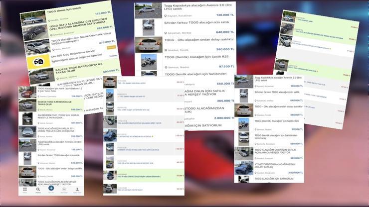 İlan sitelerinde TOGG hareketliliği